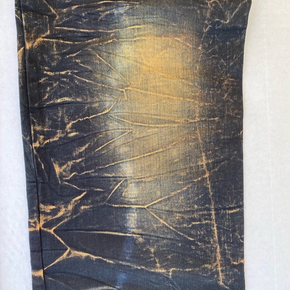 New ROBINS JEAN Slim Straight Biker Jeans SZ 42 - Picture 11 of 12